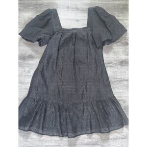 MARIE OLIVER SQUARE NECK PUFF SLEEVE LINED DRESS Sz XS